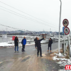 武陵区交通运输局积极应对低温雨雪天气，开展道路隐患排查工作