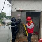 国网澧县供电公司：“电骡子”雨中驰援 守护万亩良田