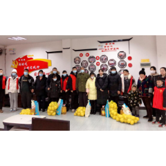 津市新洲镇团委开展“青春同行，爱心暖冬”主题活动