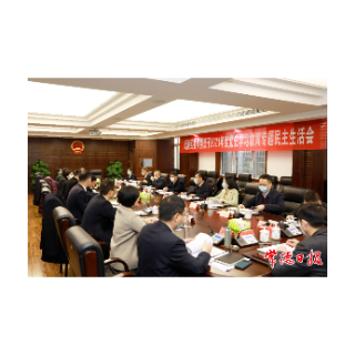 曹志强参加并指导武陵区委常委班子党史学习教育专题民主生活会