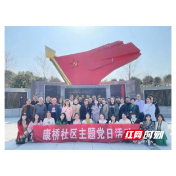 新时代文明实践耀武陵丨穿紫河街道康桥社区开展主题党日活动