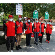汉寿县银水湖红歌团志愿服务队积极参与疫情防控