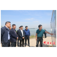 曹志强赴长江“三口”调研防汛工作