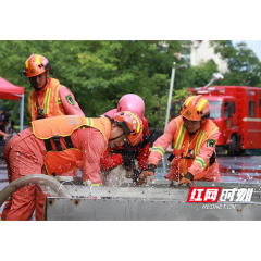 湖南消防水域救援技术交流赛在常德开赛