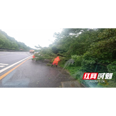 防汛保畅，常德高速人在路上
