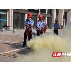 常德西湖：景明物业西湖水岸小区举行消防安全演练