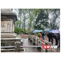 安乡黄山头镇：缅怀革命先烈  弘扬南闸精神