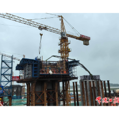 益常高速公路扩容工程汉寿南1号特大桥启动上部构造施工