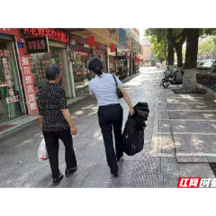 津市汪家桥街道：护送老人找亲戚，平凡小事暖民心