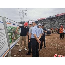 常德市领导调研益常高速扩容工程建设