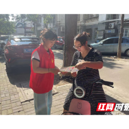 新时代文明实践耀武陵|丹阳街道紫桥社区开展垃圾分类入户宣传活动