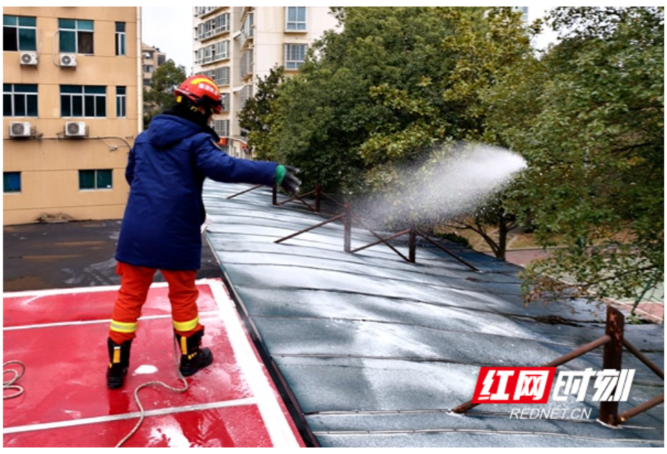 迎战大寒潮丨常德消防积极应对新一轮低温雨雪冰冻天气