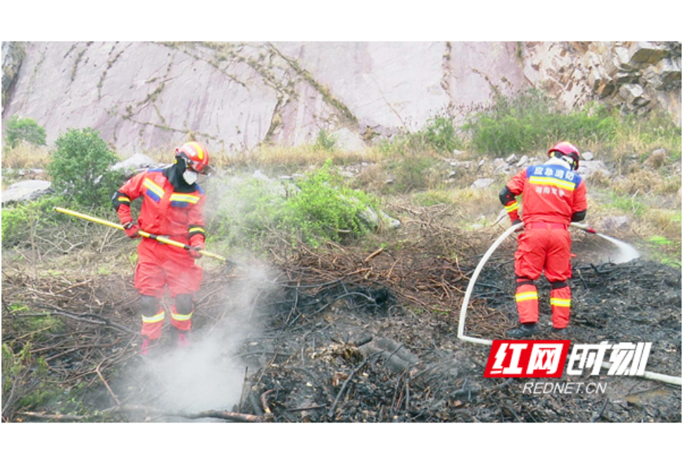 安乡县开展2024年清明节前森林火灾扑救应急演练