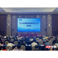 2024年湖南省医保经办工作培训会在常德召开