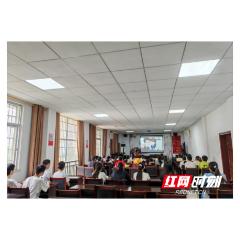 武陵区永安街道三闾港社区新时代文明实践站开展“护苗·绿书签”活动