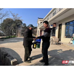 桃源盘塘镇：开展“迎新春送温暖”帮扶慰问志愿活动