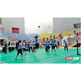 常德市审计系统第九届职工气排球赛开赛 11支队伍角逐赛场