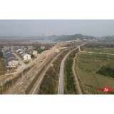 陕煤石门铁路专用线引入焦柳铁路线路拨接顺利开通