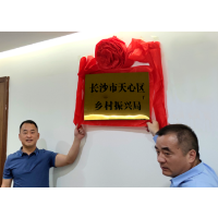 统筹推进乡村振兴战略 长沙天心区乡村振兴局挂牌成立