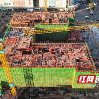 组图｜中非经贸总部基地刷新建设“进度条”