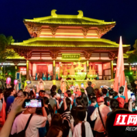 千年非遗对话未来科技！长沙铜官窑国风乐园第六届国风焰火节上演