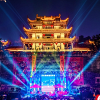 湘鄂赣四楼同辉 天心阁乐满元宵