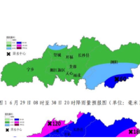 6月30日晚至7月2日长沙再迎大到暴雨，局地大暴雨伴雷雨大风