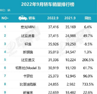 “数”说车市丨9月轿车市场销量同比增长28.2% 新能源成新宠