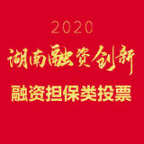 2020湖南融资创新考评活动——融资担保类投票