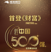 渤海银行首次跻身《财富》中国500强榜单 国际化战略加速落地