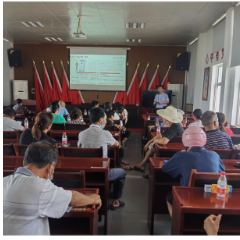 长沙农商银行走进复胜村 开展“送网络安全知识下乡”宣传活动