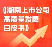 一图读懂 | 《湖南上市公司高质量发展白皮书》要点