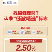 找稳健理财？认准浦发银行“低波精选”标志