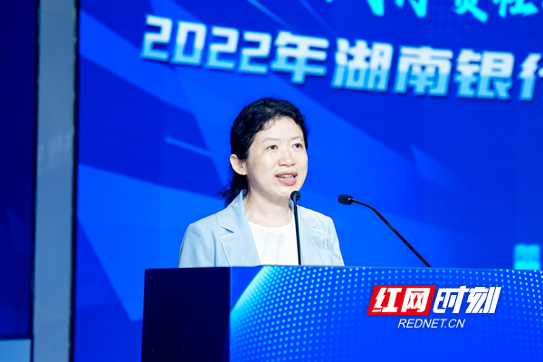 湖南银保监局党委委员、副局长陀炜讲话。