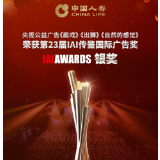 中国人寿寿险公司斩获第23届IAI国际广告奖