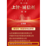 财信信托获“诚信托·财富管理品牌奖”