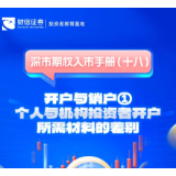 深市期权入市手册丨开户与销户①个人与机构投资者开户所需材料的差别