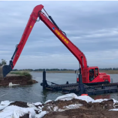 外交部发言人向世界分享中国最新两栖挖掘机