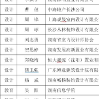 湖南省室内设计师协会专家委员会公布首批专家名单