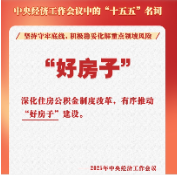 中央经济工作会议中的“十五五”名词：“好房子”