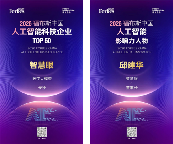 智慧眼荣登2026福布斯中国人工智能科技企业TOP 50,董事长邱建华获评影响力人物231.png 智慧眼荣登2026福布斯中国人工智能科技企业TOP 50,董事长邱建华获评影响力人物231.png
