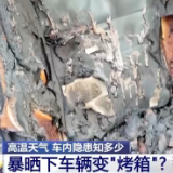 暴晒环境下车辆变“烤箱”?  警惕车内物品自燃