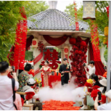 百年蓉园遇见千年国风 “蓉缘”婚礼秀演绎长沙新中式浪漫