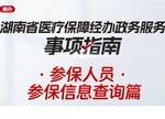 湘办｜想查询自己的参保信息？指南来了