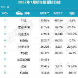 “数”说车市丨7月轿车市场格局异动 帕萨特重回销量榜前十