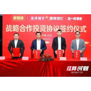 盐津铺子控股股东3.5亿战略入股量贩零食巨头零食很忙