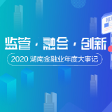 突围、变革、新机 盘点2020湖南金融业年度大事记