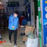 日丰常德团队开展免费消毒 助力经销商和装饰公司安全复工