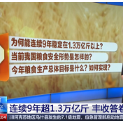 连续9年超1.3万亿斤 我国粮食的丰收答卷因何而来？