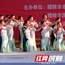 醴陵市中老年人体育健身项目展演活动举行